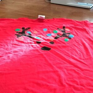 🌻 3 for $12🌻 Gildan Short Sleeve Reindeer T shirt Youth Large